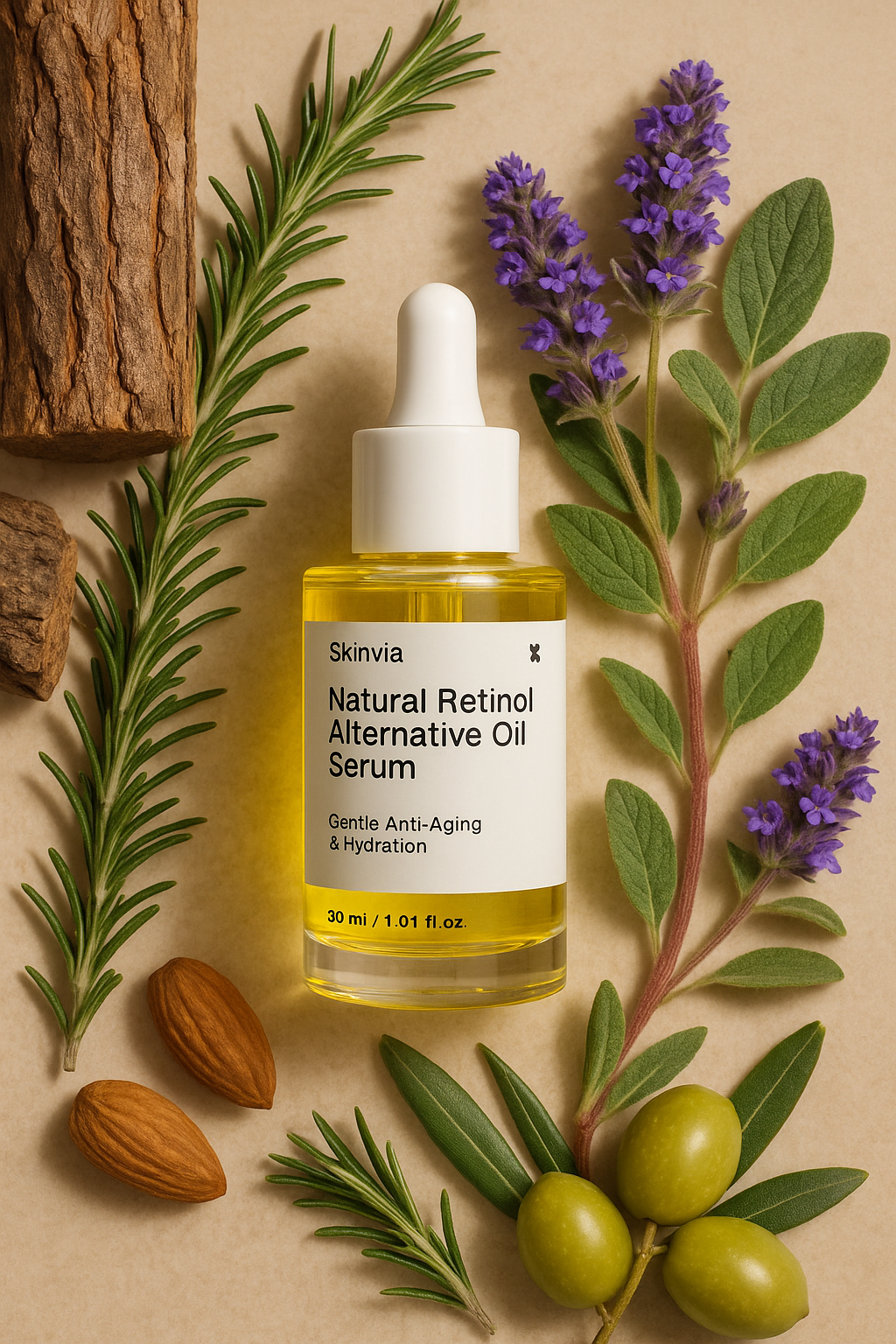 Skinvia Natural Retinol Alternative Oil Serum-Bakuchiol serum